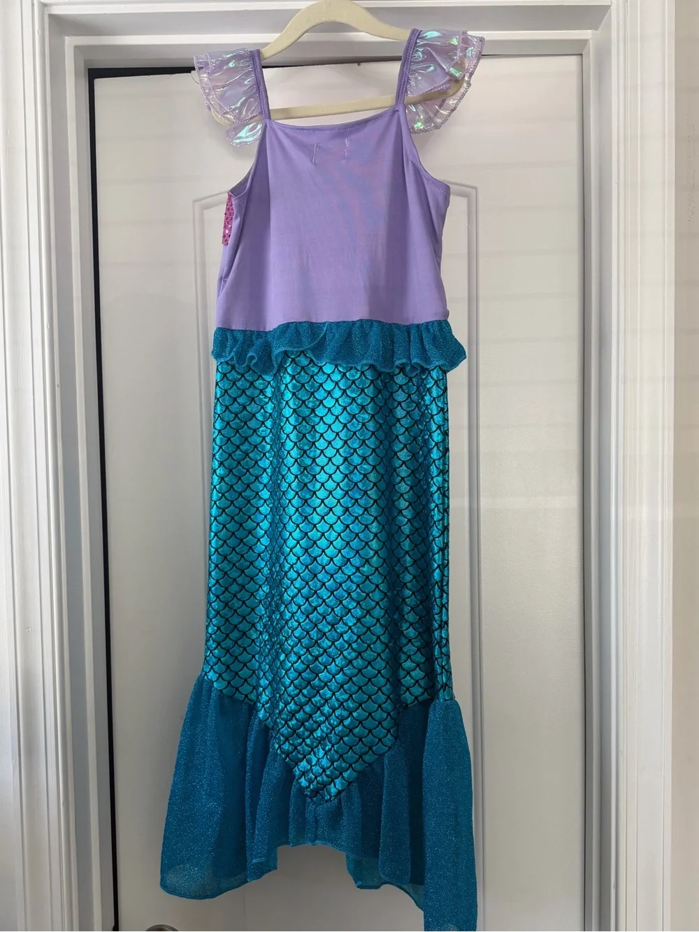 Lola + The Boys Purple and Teal Mermaid Dress Costume